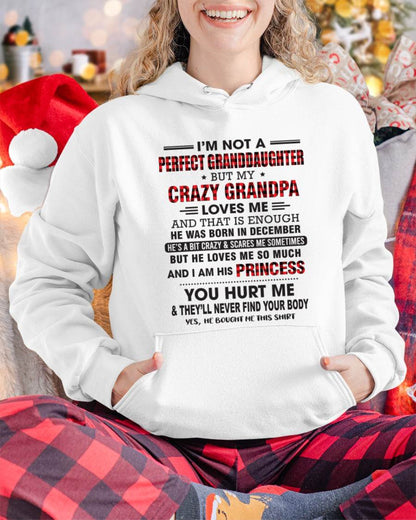 DECEMBER - I MAY NOT BE PERFECT, BUT I’M ALWAYS LOVED BY MY GRANDPA - FROM GRANDPA - TLEE12 (SKU26T-01285-12)