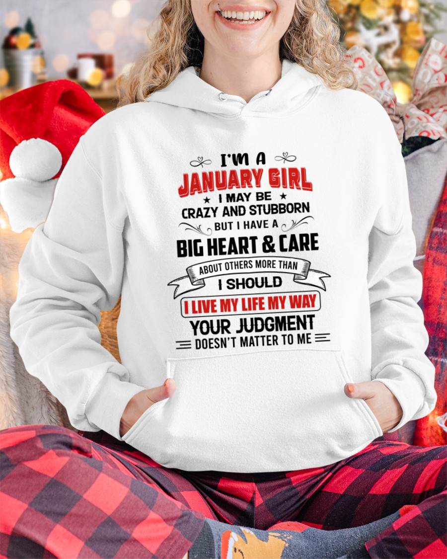 JANUARY - MY LIFE, MY RULES, AND I STAND BY EVERY CHOICE I MAKE - FOR WOMEN - TLEE01 (SKU26T-01239-01)