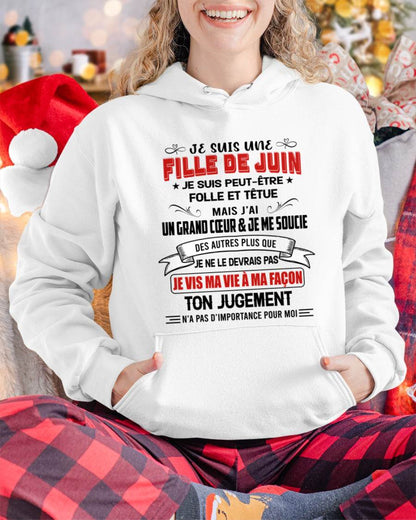 FILLE DE JUIN – FIÈRE ET LIBRE – POUR LES FEMMES - TLEE06 (SKU2603-354-06)
