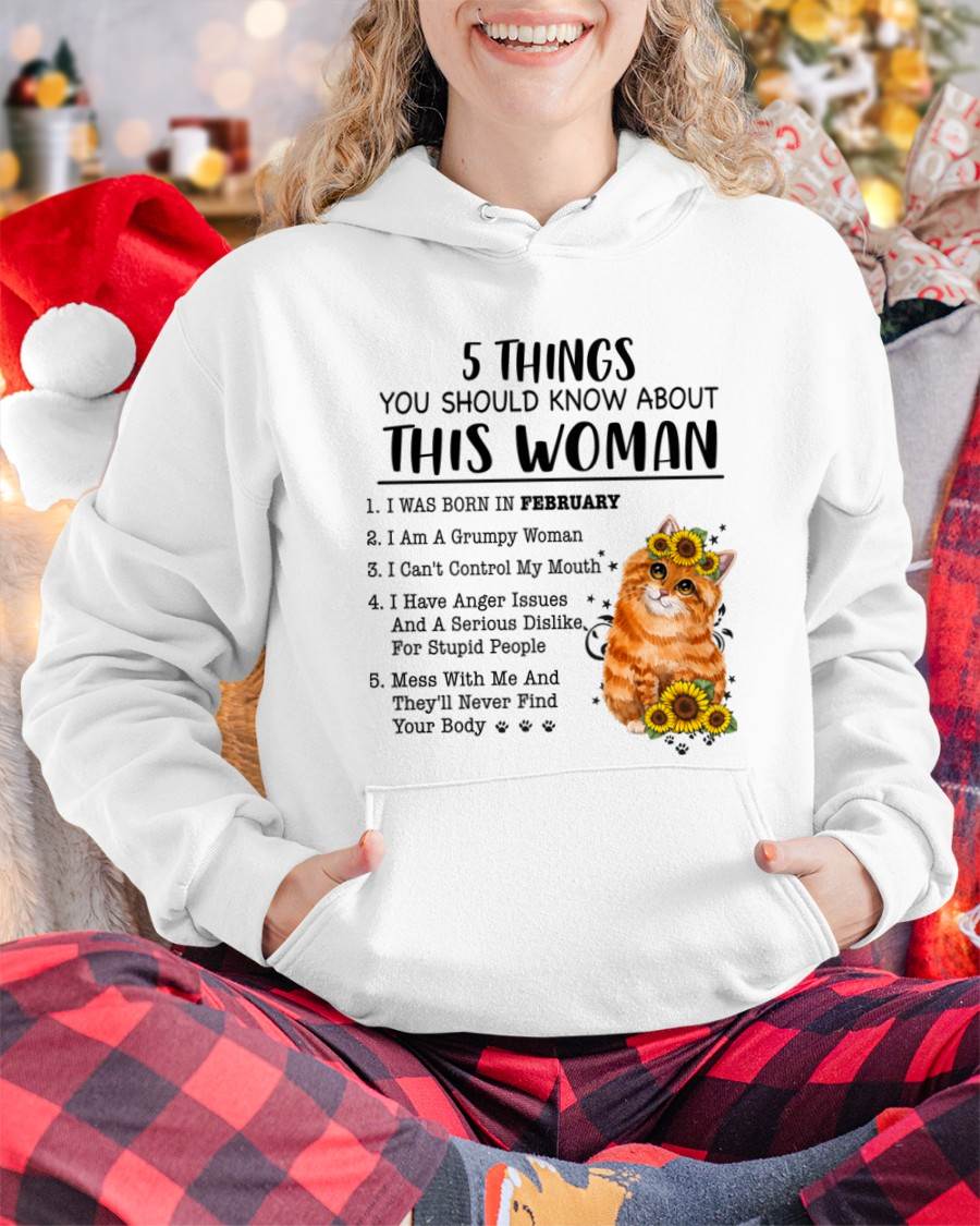 FEBRUARY - 5 THINGS YOU SHOULD KNOW ABOUT THIS WOMAN - FOR WOMEN - TLEE02 (SKU2602-186-02)