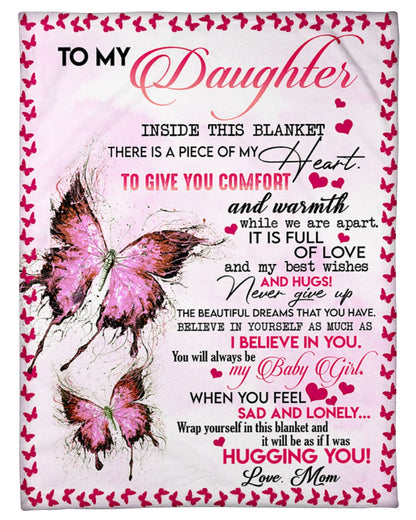Special gift for your daughter blanket - from Mom