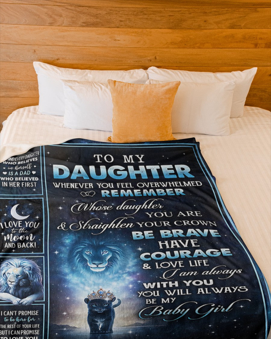 Special Gift For Your Daughter Blanket - From Dad (SKU2604-125) FULL