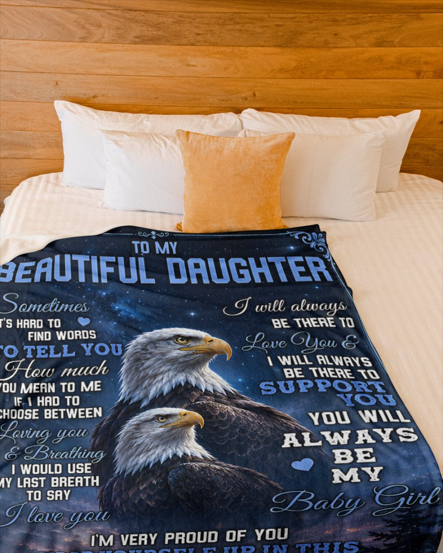 Special Gift For Your Daughter Blanket - From Dad (SKU2605-76)