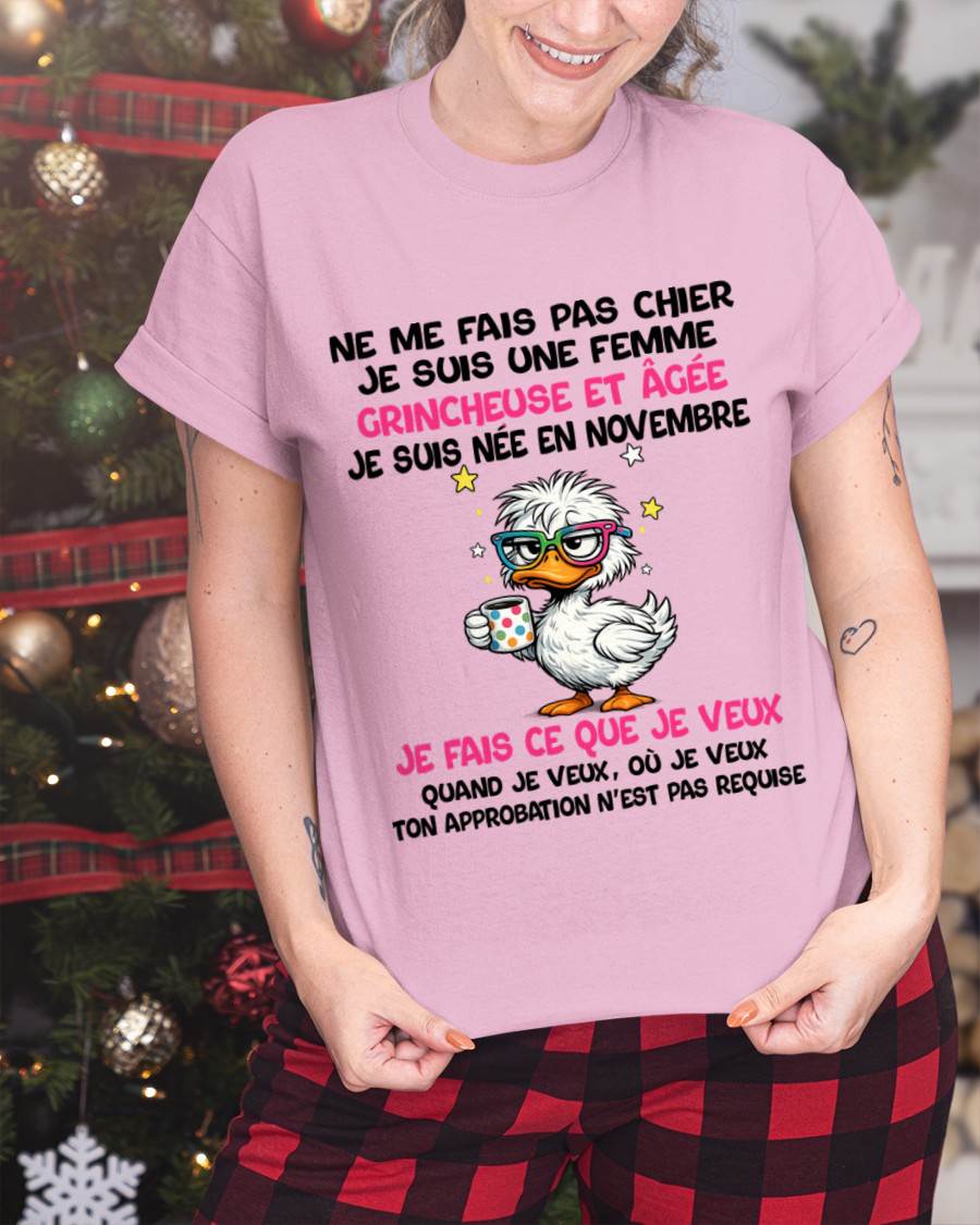 JE SUIS UNE FILLE DE NOVEMBRE - POUR FEMME - TLEE11 (SKU2604-117-11)