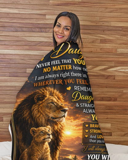 Special Gift For Your Daughter Blanket - From Dad (SKU2605-218)