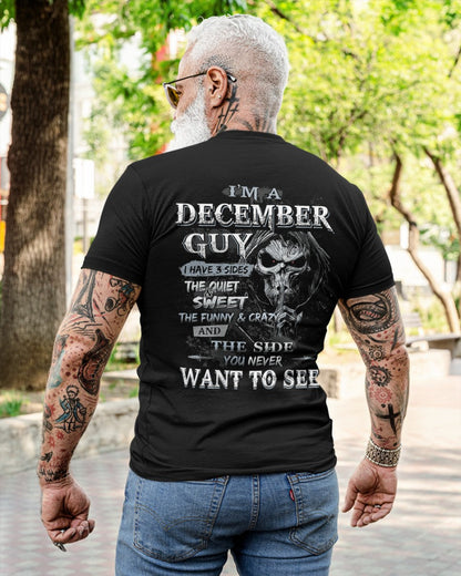 DECEMBER - I HAVE 3 SIDES - T-SHIRT FOR MAN - TLEE12 (SKU07-60-12)