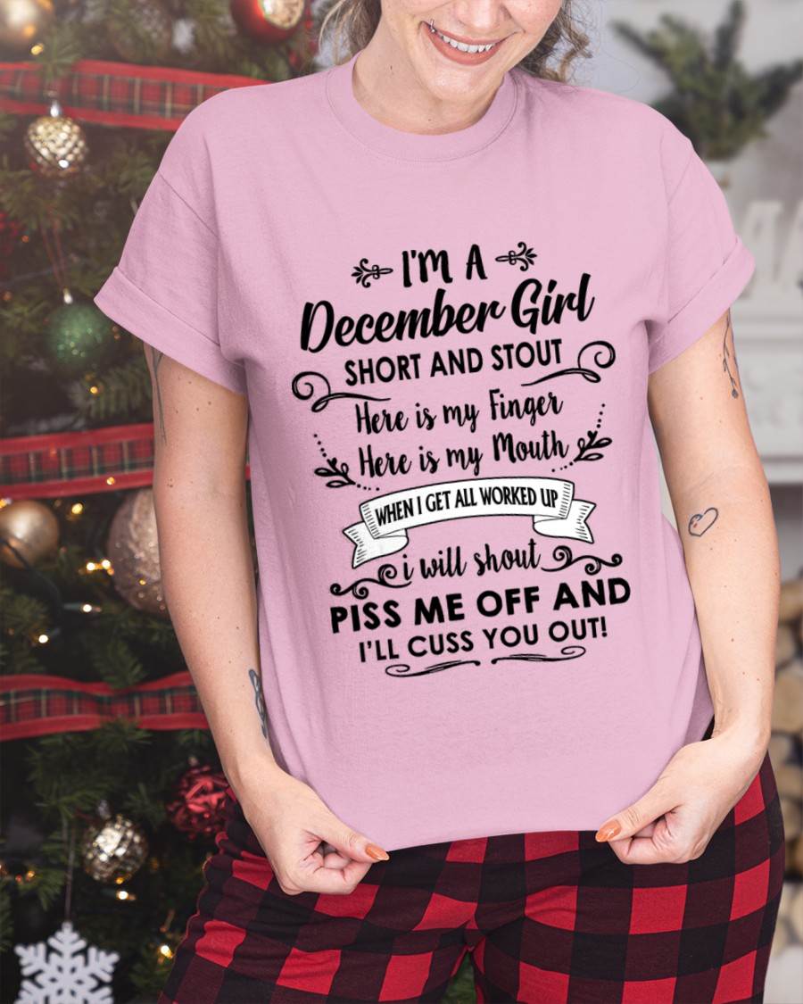 DECEMBER GIRL - WITH AN ATTITUDE YOU SHOULDN’T TEST - FOR WOMEN - TLEE12 (SKU2602-61-12)