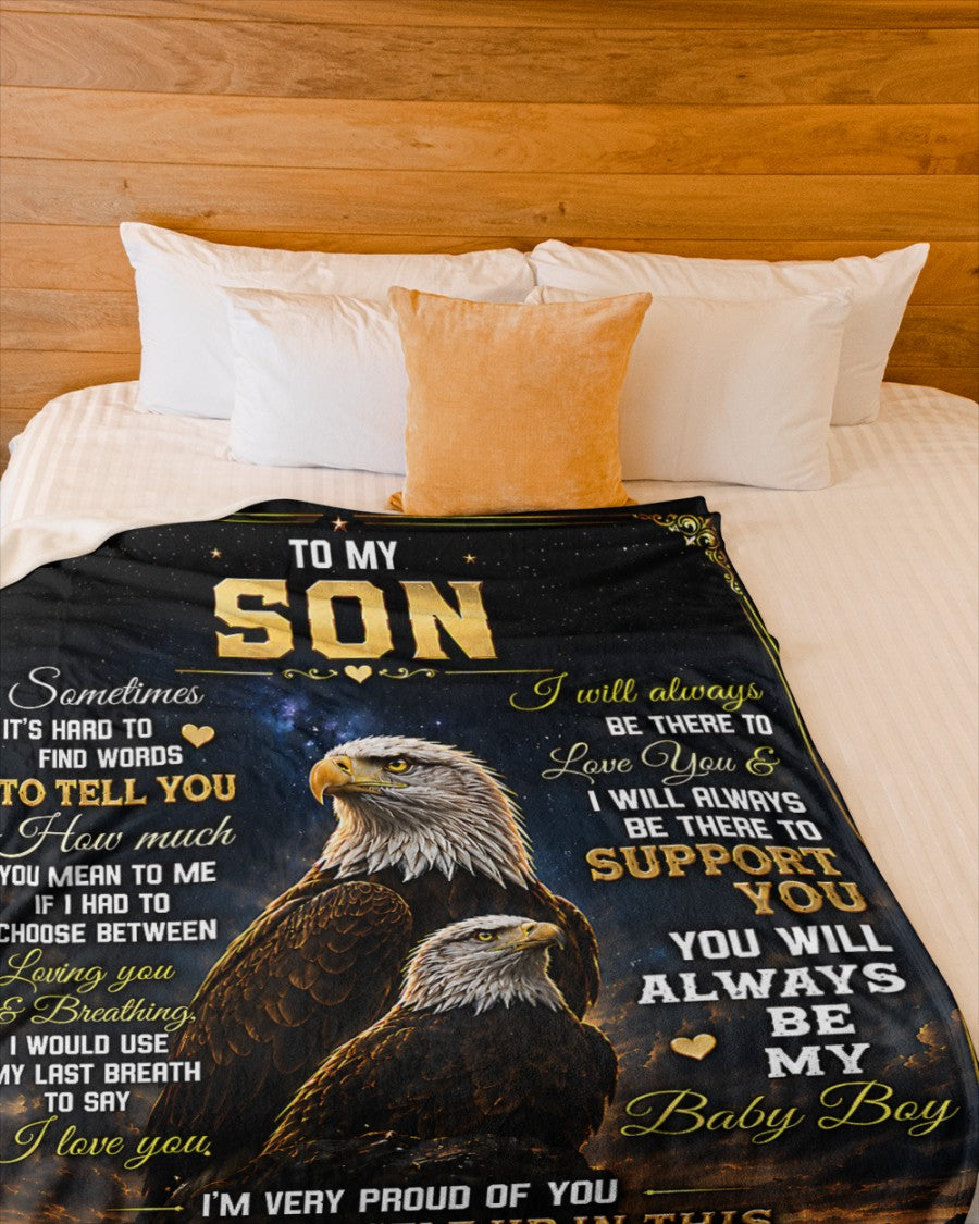 Special Gift For Your Son Blanket - From Dad (SKU2605-89)