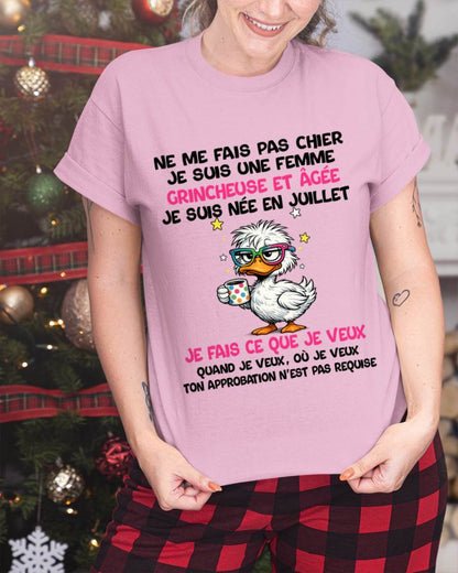 JE SUIS UNE FILLE DE JUILLET - POUR FEMME - TLEE07 (SKU2604-117-07)