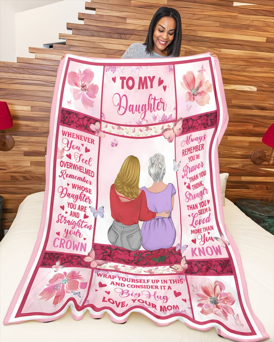 Special Gift For Your Daughter Blanket - From Mom (SKU2604-187)