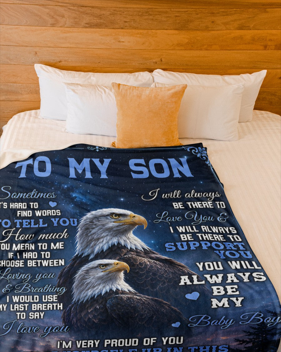 Special Gift For Your Son Blanket - From Dad (SKU2605-80)