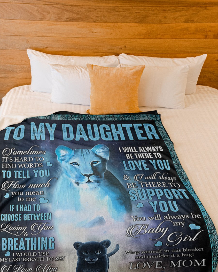 Special Gift For Your Daughter Blanket - From Mom (SKU2606-221)