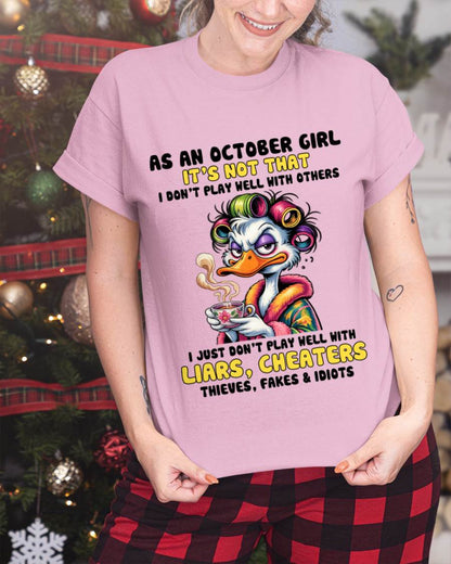 OCTOBER GIRL - I PLAY NICE JUST NOT WITH EVERYONE - FOR WOMEN - TLEE10 (SKU2604-27-10)