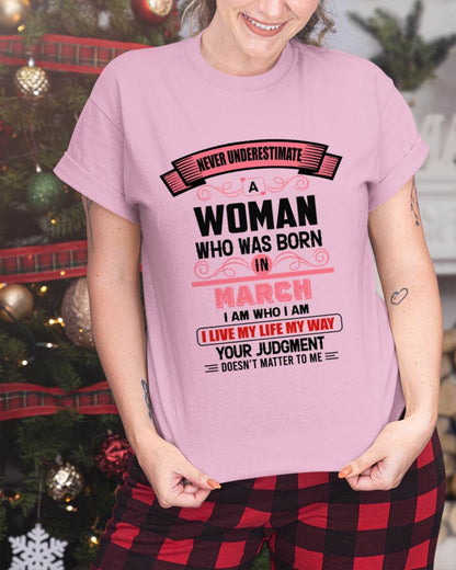 MARCH - I AM WHO I AM — CONFIDENT, INDEPENDENT, AND UNAPOLOGETIC - FOR WOMEN - TLEE03 (SKU2602-91-03)