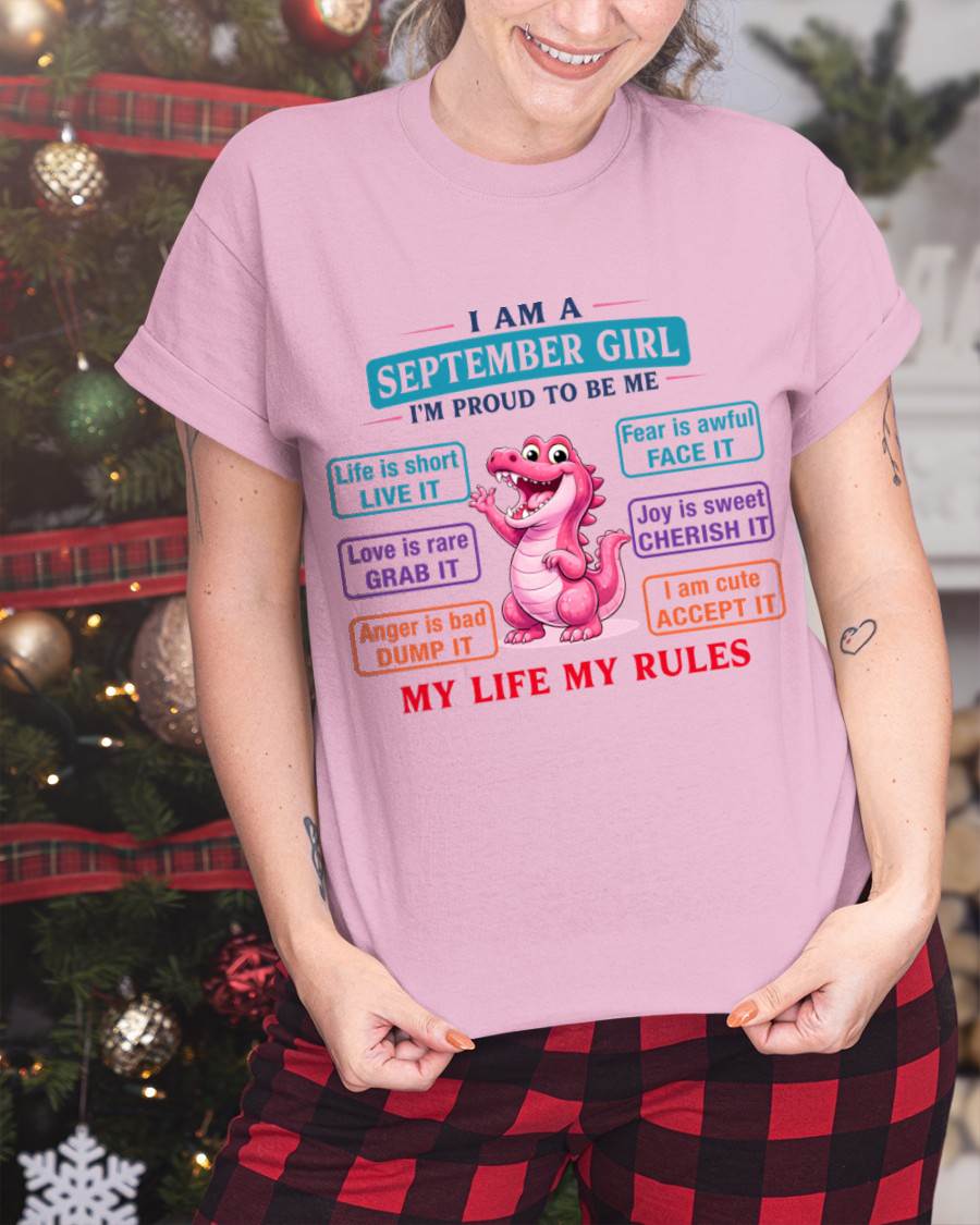 SEPTEMBER GIRL – MY LIFE MY RULES - FOR WOMEN - TLEE09 (SKU2604-245-09)