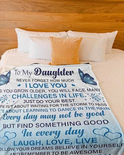 Special Gift For Your Daughter Blanket - From Mom (SKUB07-30)