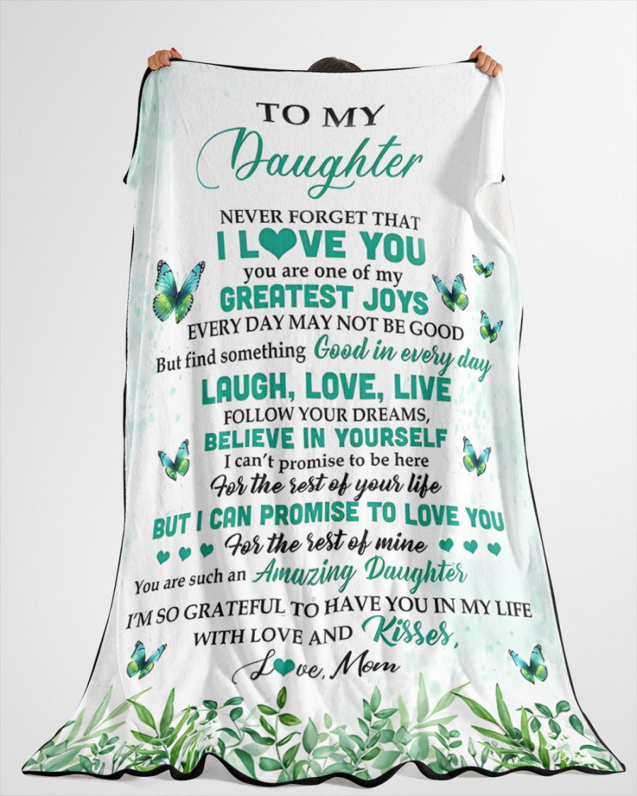 Special Gift For Your Daughter Blanket - From Mom (SKUB12-229)