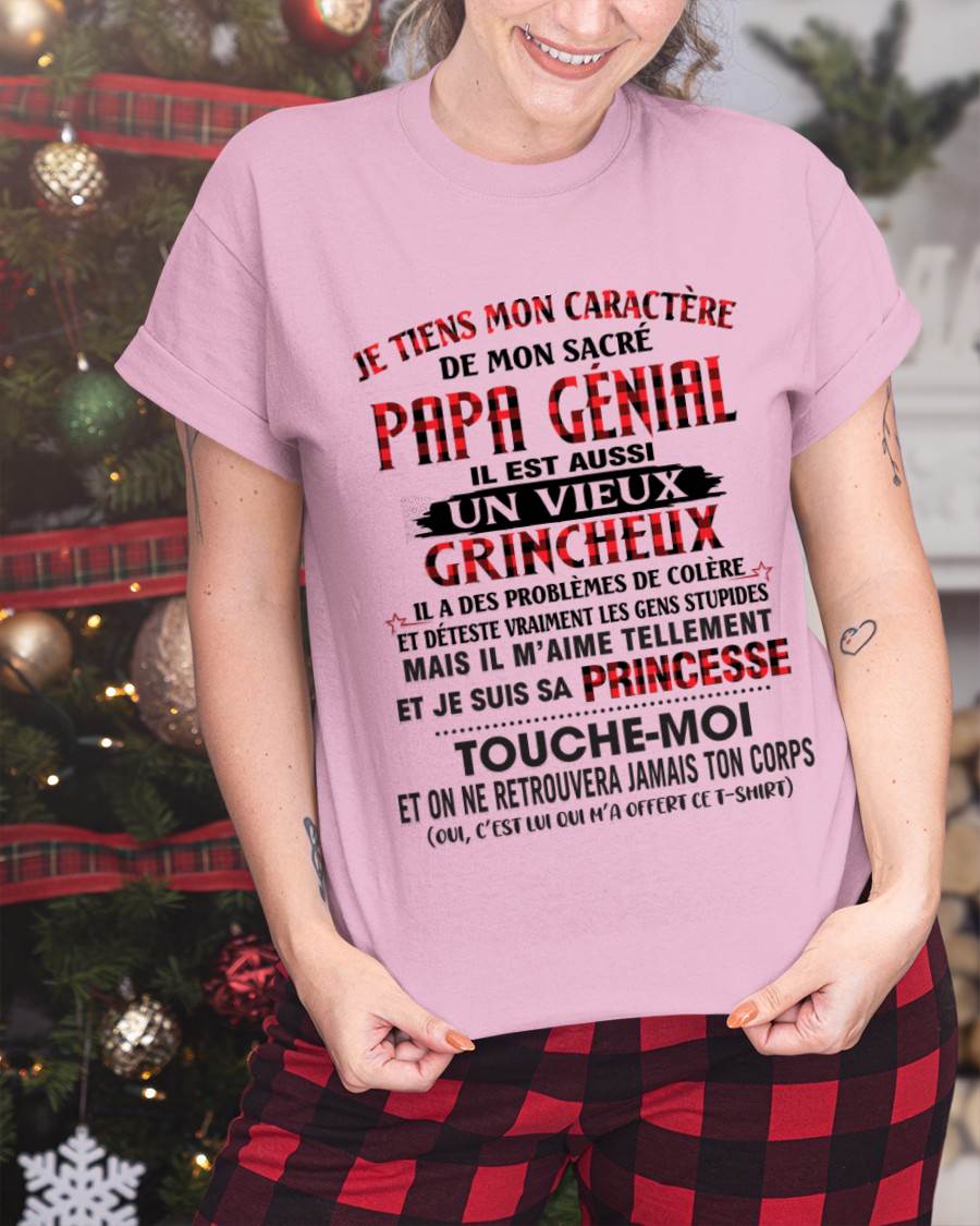 FILLE À PAPA GÂTÉE ET FIÈRE - CADEAU DE PAPA - TLEE00 (SKU2605-355-00)