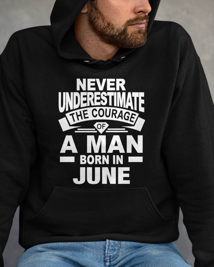 JUNE BORN MAN : COURAGE STRENGTH & PRIDE - FOR MAN - TLEE06 (SKU2606-126-06)