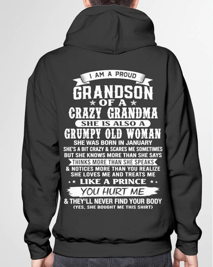 JANUARY - GRANDSON OF A CRAZY GRANDMA - FROM GRANDMA - TLEE01 (SKU2606-274-01)