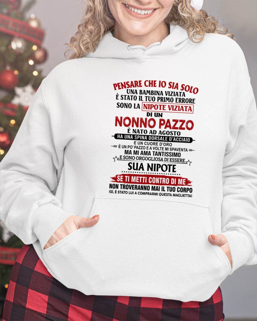 NONNO PAZZO NATO A AGOSTO - DAL NONNO - TLEE08 (SKU2605-333-08)