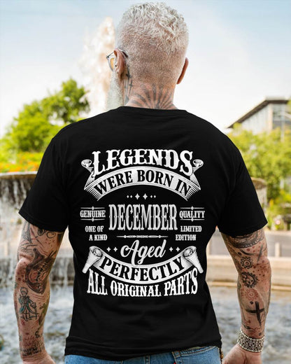December - Legends Were Born In December Genuine Quality - Gift For Man - TLEE12 (SKU08-37-12)