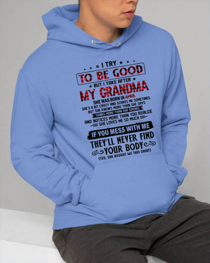 APRIL - I TRY TO BE GOOD BUT I TAKE AFTER MY GRANDMA - FROM GRANDMA - TLEE04 (SKU07-102-04)