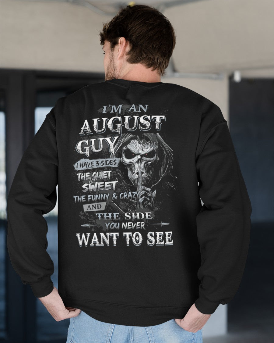 AUGUST - I HAVE 3 SIDES - T-SHIRT FOR MAN - TLEE08 (SKU07-60-08)