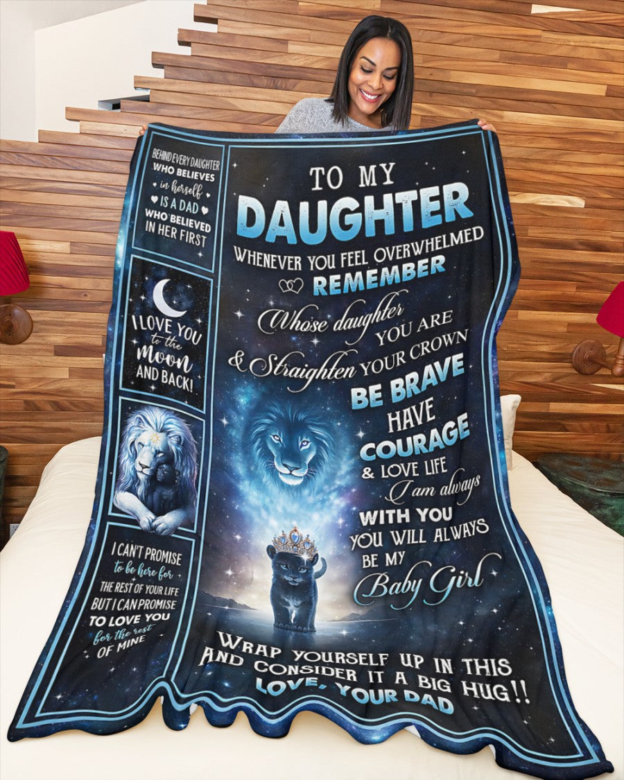 Special Gift For Your Daughter Blanket - From Dad (SKU2604-125) FULL