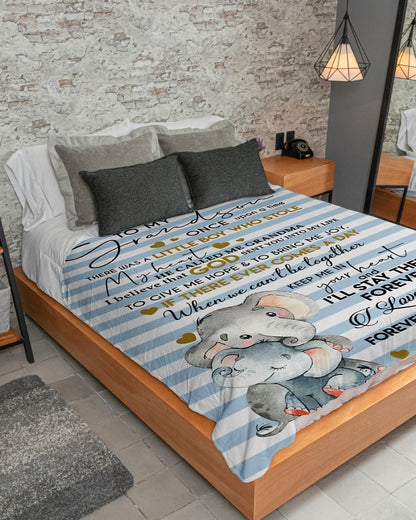 Special Gift For Your Grandson Blanket - From Grandma (SKUB11-105)