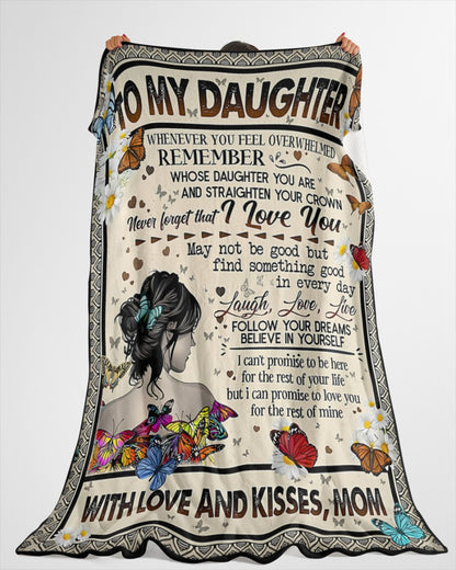 Special Gift For Your Daughter Blanket - From Mom (SKUB12-127)