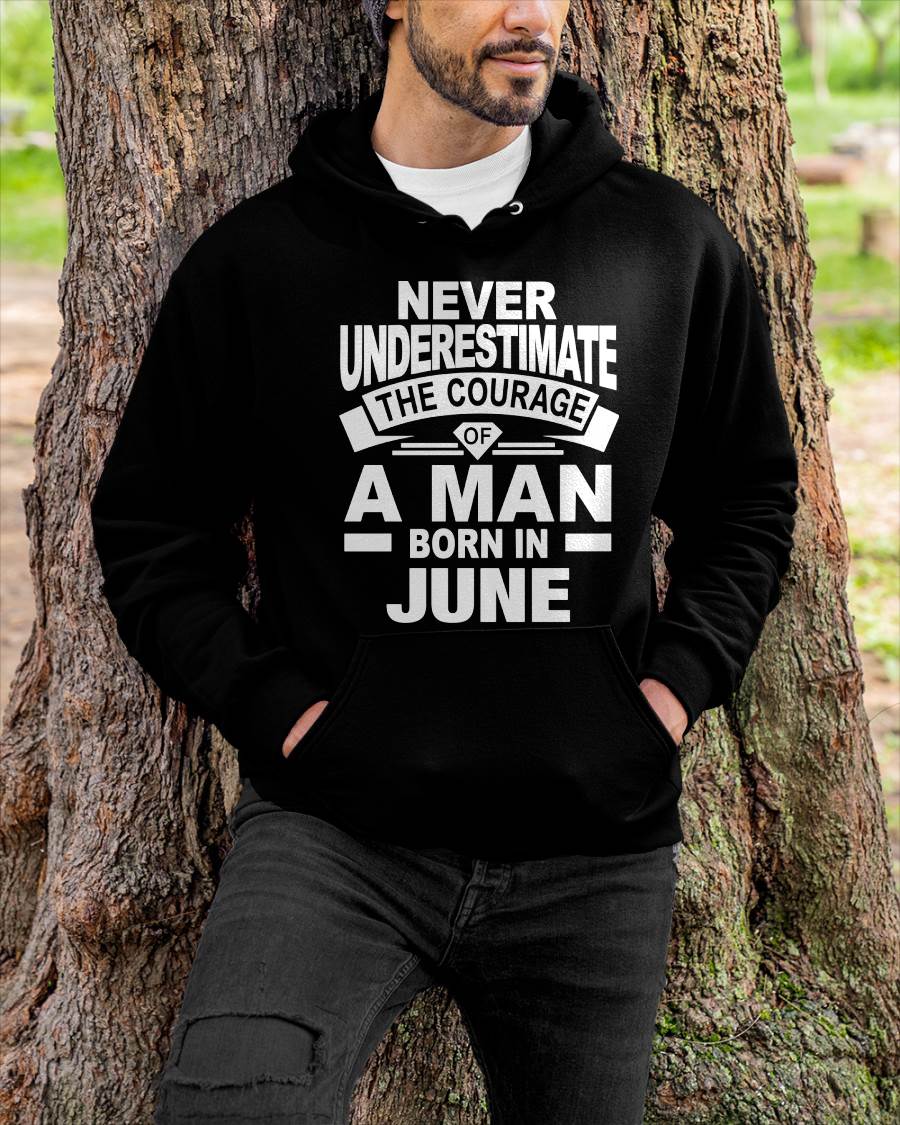JUNE BORN MAN : COURAGE STRENGTH & PRIDE - FOR MAN - TLEE06 (SKU2606-126-06)