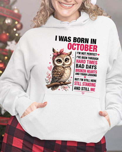 BORN IN OCTOBER – STILL HERE, STILL STANDING - FOR WOMEN - TLEE10 (SKU2605-152-10)