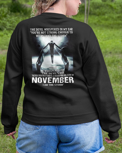 NOVEMBER - NEVER UNDERESTIUNDER A WOMAN - I AM THE STORM-FMA-(SKU-CHAUU-11)