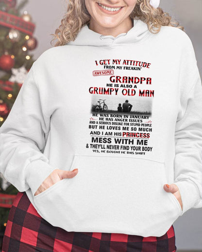 JANUARY GRANDPA - GRUMPY • AWESOME • PROTECTIVE - FROM GRANDPA - TLEE01 (SKU2605-176-01)