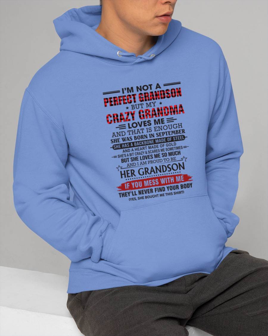 SEPTEMBER - I’M NOT PERFECT, BUT MY CRAZY GRANDMA LOVES ME - FROM GRANDMA - TLEE09 (SKU26T-01131-09)