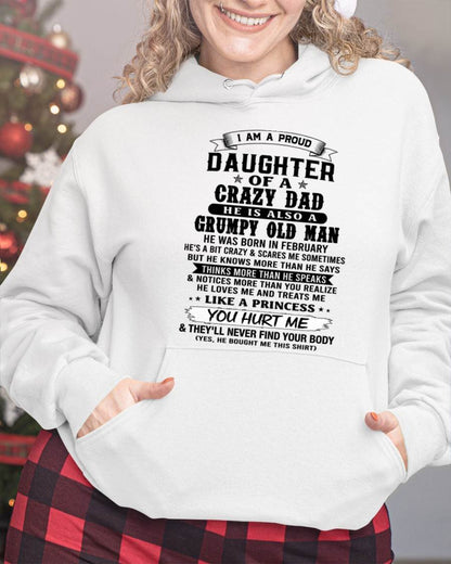 FEBRUARY - PROUD DAUGHTER OF DAD - FROM DAD - TLEE02 (SKU2606-209-02)