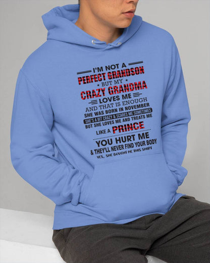 NOVEMBER - PROUD GRANDSON OF A CRAZY GRANDMA - FROM GRANDMA - TLEE11 (SKU2603-71-11)