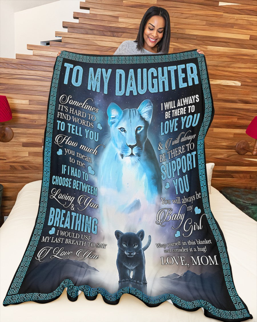 Special Gift For Your Daughter Blanket - From Mom (SKU2606-221)
