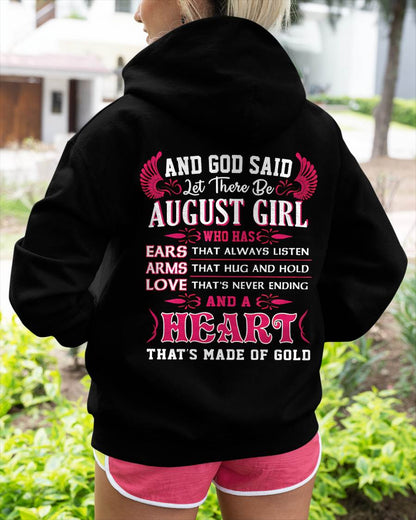 AUGUST GIRL – EARS THAT LISTEN ARMS THAT HUG LOVE NEVER ENDING HEART OF GOLD - FOR WOMEN - TLEE08 (SKU09-75-08)