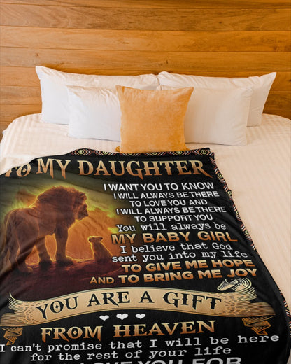 Special Gift For Your Daughter Blanket - From Dad09