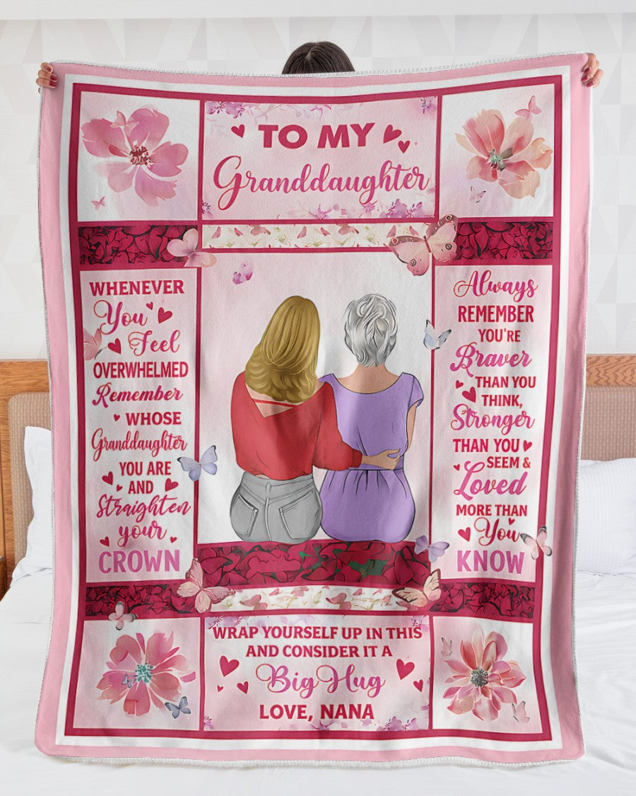 Special Gift For Your Granddaughter Blanket - From Grandma (SKU2605-235)