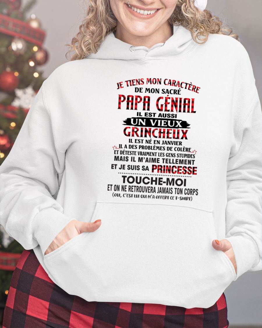 JANVIER / FILLE À PAPA GÂTÉE ET FIÈRE - CADEAU DE PAPA - TLEE01 (SKU2605-355-01)