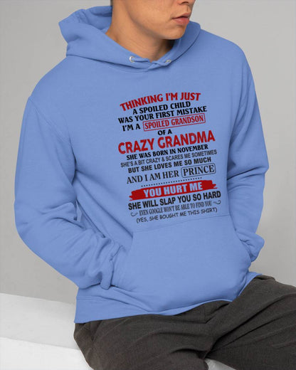 NOVEMBER - GRANDMA’S BOY – LOVED, SPOILED & PROTECTED - FROM GRANDMA - TLEE11 (SKU2602-128-11)