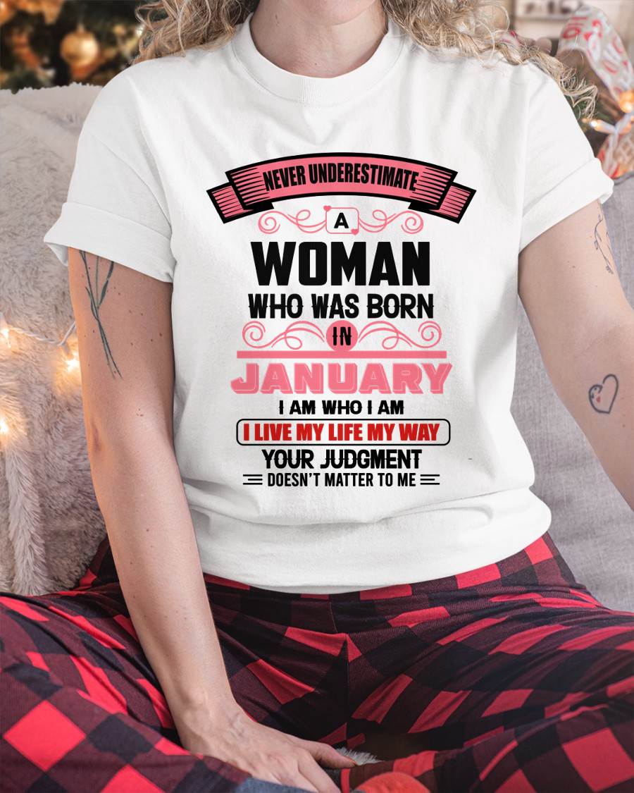 JANUARY - I AM WHO I AM — CONFIDENT, INDEPENDENT, AND UNAPOLOGETIC - FOR WOMEN - TLEE01 (SKU2602-91-01)