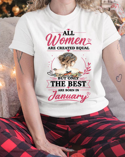 JANUARY GIRLS ARE SIMPLY THE BEST - FOR WOMEN - TLEE01 (SKU2604-316-01)