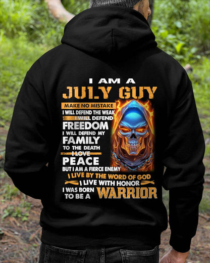 JULY - A WARRIOR BY BLOOD, A BELIEVER BY HEART - GIFT FOR MAN - TLEE07 (SKU10-51-07)