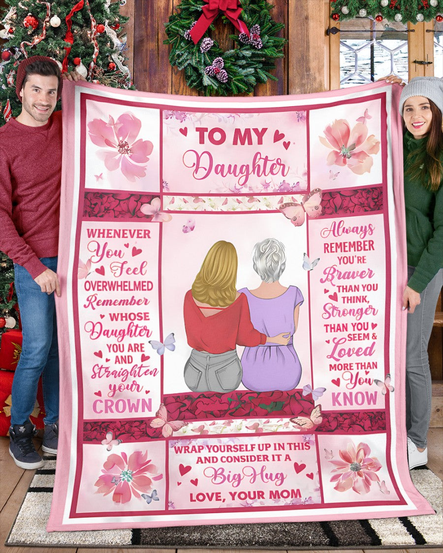 Special Gift For Your Daughter Blanket - From Mom (SKU2604-187)