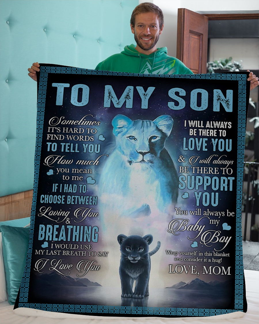 Special Gift For Your Son Blanket - From Mom