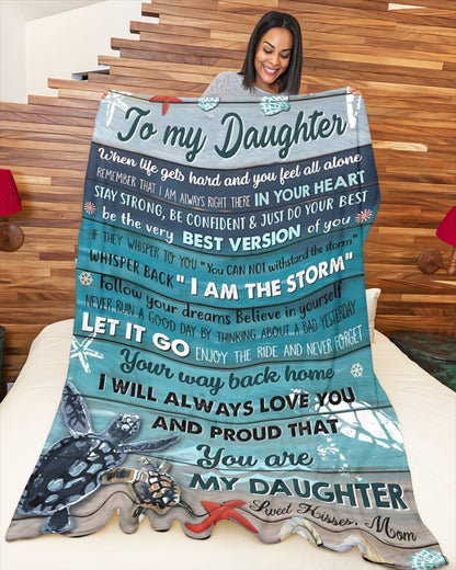 Special Gift For Your Daughter Blanket - From Mom
